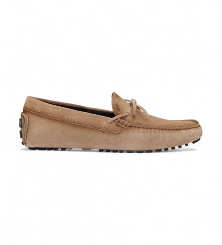 Mocassins en cuir de chauffeur marron (42), Plat, Aucun, Casuel - BOSS - Modalova