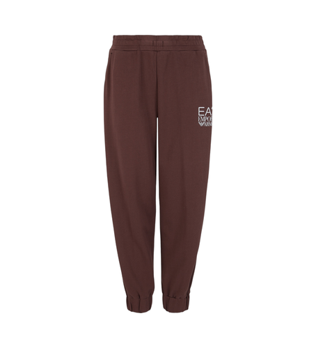 DTP64_TJZCZ Bas de survêtement coupe régulière marron (M), Casuel, Sport, Coton, Multisport, Durable - EA7 - Modalova