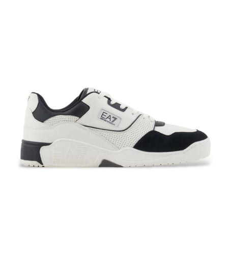 Unisex. X8X187_XK402 Basket low trainers (41 1/3), Blanc, Plat, Lacets, Casuel - EA7 - Modalova