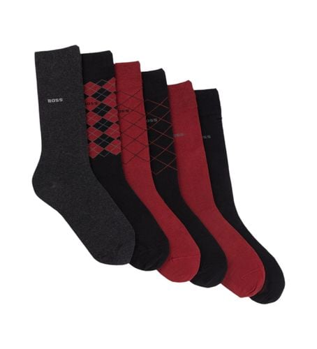 Lot de 6 chaussettes multicolores (40-46), Homewear, Coton - BOSS - Modalova