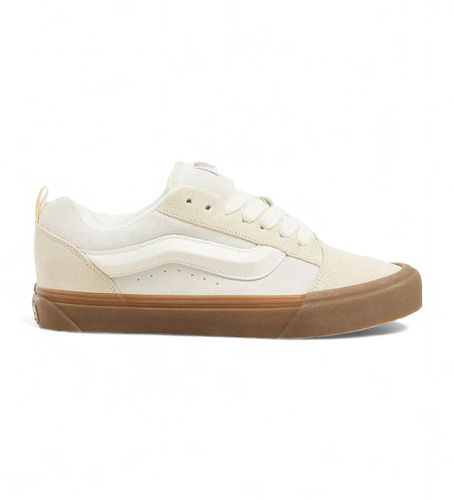 VN0009QCDBS1 Baskets Knu Skool beiges (39), Plat, Cuir, Lacets, Casuel - Vans - Modalova