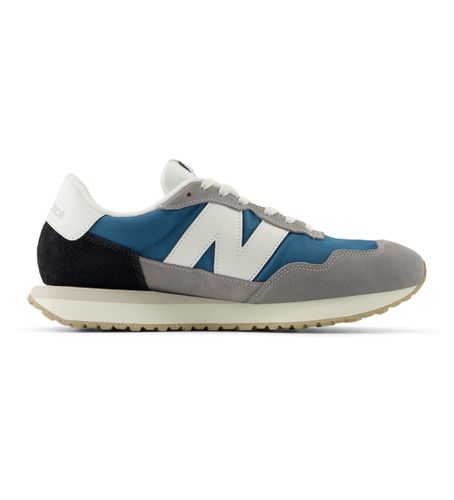 MS237V1 Baskets 237 grises, bleues (40), Plat, Cuir, Lacets, Casuel - New Balance - Modalova