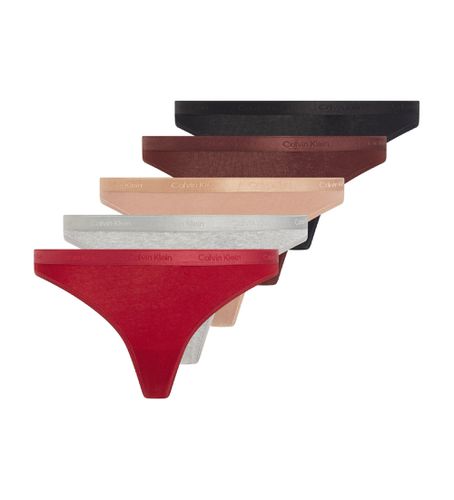 QD5248E Pack 5 Bas de bikini uni multicolore (L), Homewear, Coton - Calvin Klein - Modalova