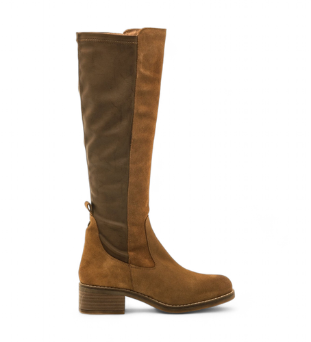 Bottes en cuir Frontier marron (36), 3 à 5 cm, Fermeture éclair, Casuel - Mustang - Modalova