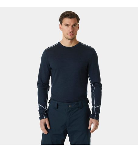 T-shirt mi-lourd en mérinos de Lifa (S), Homewear, Sport, Laine, Multisport, Manche longue, Marine - Helly Hansen - Modalova