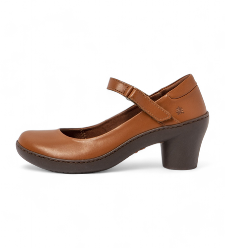 Chaussures en cuir 1440 Alfama marron (37), 5 à 8 cm, Velcro, Casuel - Art - Modalova