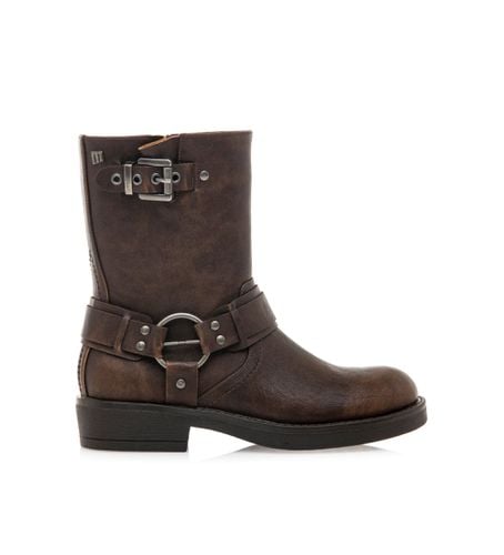 Bottines Brunei Marron (37), Plat, Fermeture éclair, Casuel - Mustang - Modalova