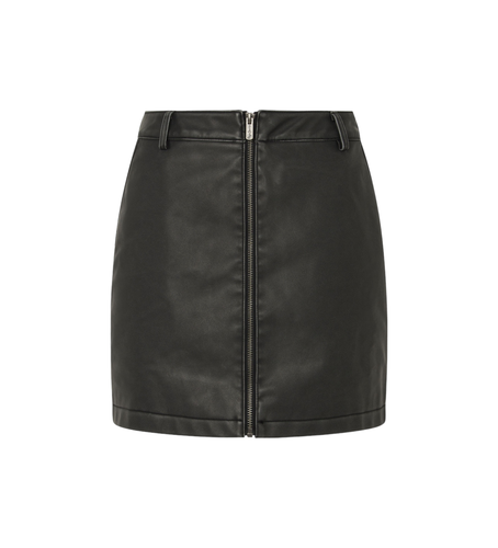 PL901149 Jupe Charlotte noire (S), Casuel, Polyuréthane - Pepe Jeans - Modalova