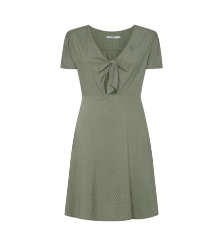 PL953568 Robe Nani verte (XS), Casuel, Viscose, Manche courte, Durable - Pepe Jeans - Modalova