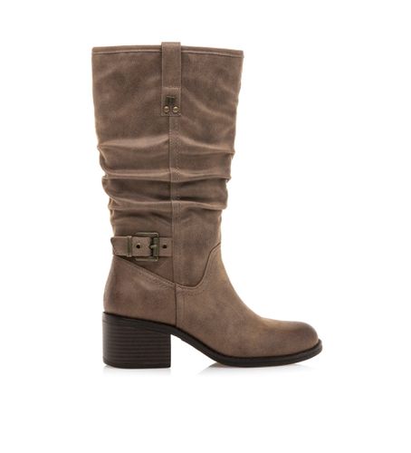 Bottes Persea H Marron (36), Tissu, 5 à 8 cm, Fermeture éclair, Casuel - Mustang - Modalova