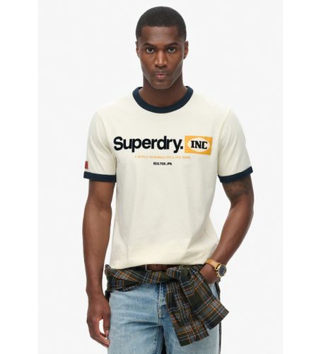 M1012023A T-shirt de travail graphique avec logo Core Ringer (XXL), Casuel, Coton, Manche courte - Superdry - Modalova