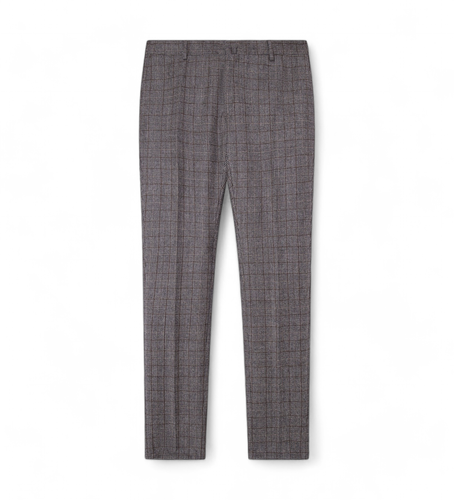 HM470543 Pantalon 130S Pow (32/32), Casuel, Fête, Gris, Laine, Classique - Hackett London - Modalova