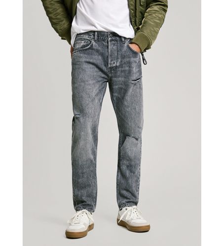 PM207966 Jeans Tapered Torn Carbon (29/30), Casuel, Gris, Coton, Denim, Durable - Pepe Jeans - Modalova