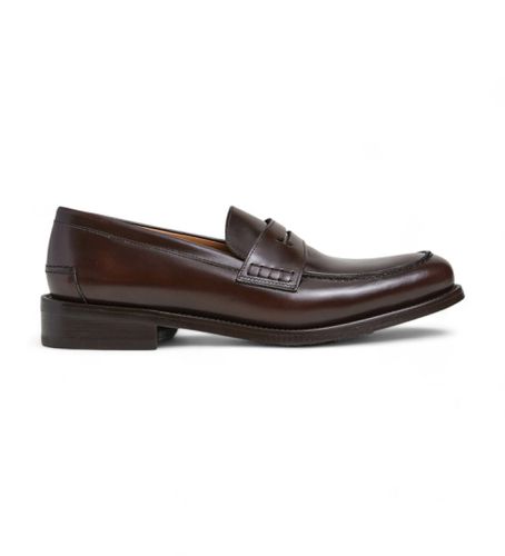 HMS21428 Jame Mirrow Leather Loafers brown (40), Cuir, Marron, Plat, Aucun, Casuel, Fête, Classique - Hackett London - Modalova