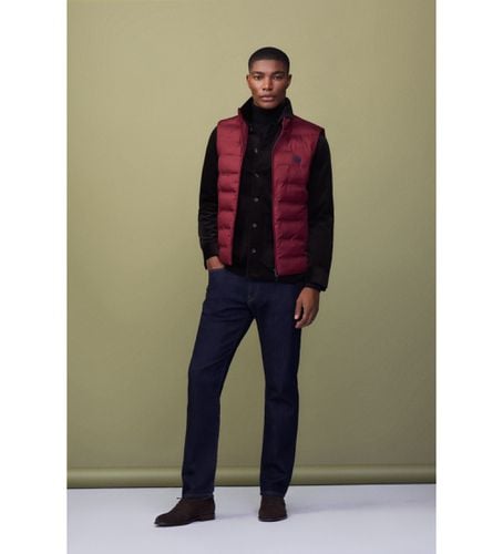 HM403221 Gilet Lw marron (M), Casuel, Grenat, Polister recyclé, Durable - Hackett London - Modalova