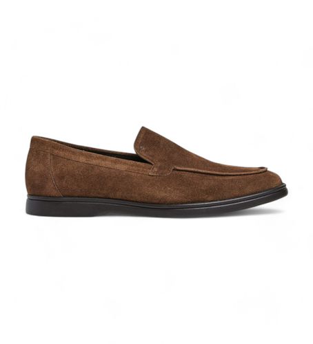 HMS21432 Martin Signature Leather Loafers brown (41), Cuir, Marron, Plat, Aucun, Casuel, Classique - Hackett London - Modalova