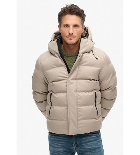 M5011898A Veste en tweed matelassé à capuche Sports (XXL), Casuel, Polister recyclé, Durable - Superdry - Modalova