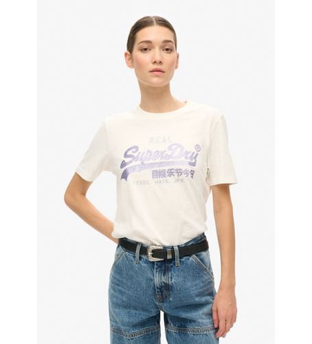 W1011509A T-shirt VL et bordures cassé (XS), Casuel, Coton, Manche courte - Superdry - Modalova