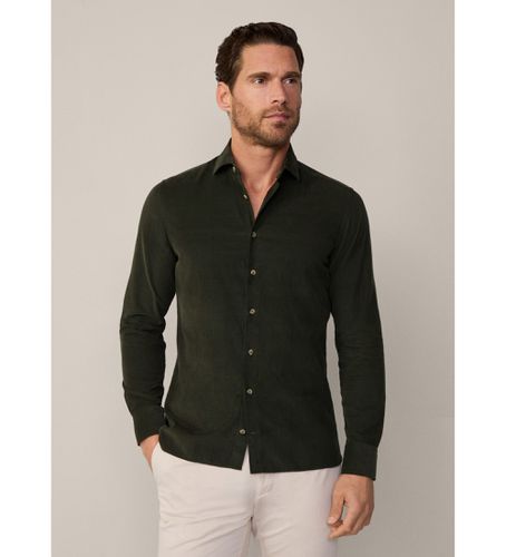 HM3010093 Chemise Smart Babycord verte (S), Casuel, Coton, Manche longue - Hackett London - Modalova