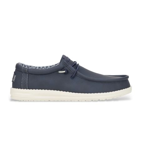 HD41894 Mocassins Wally Classic (43), Bleu, Plat, Lacets, Casuel - HeyDude - Modalova