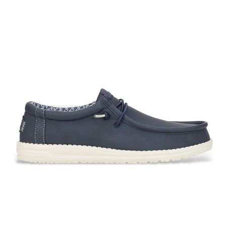 HD41894 Mocassins Wally Classic (44), Bleu, Plat, Lacets, Casuel - HeyDude - Modalova