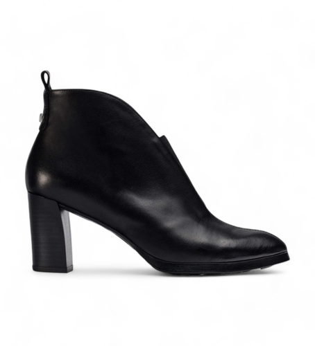 L-1112_5121_5792 Sorrento Leather Ankle Boots (35), Cuir, 5 à 8 cm, Aucun, Casuel - Wonders - Modalova