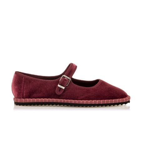 Chaussures Flo marron (36), Tissu, Plat, Boucle, Casuel, Grenat - Mustang - Modalova