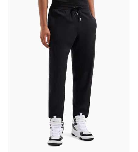 DZPLCZJNNZ1200 Pantalon de jogging ASV en coton interlock avec bande logo noire (XL), Casuel - Armani Exchange - Modalova