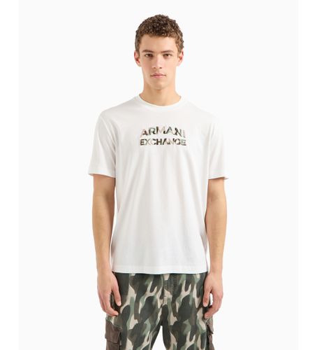 DZTHCZJBYZ1116 T-shirt à coupe régulière avec logo camouflage en coton ASV (L), Casuel, Manche courte - Armani Exchange - Modalova