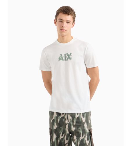 DZTHHZJH4Z1116 T-shirt à coupe régulière avec logo militaire urbain en coton ASV (L), Casuel, Manche cour - Armani Exchange - Modalova