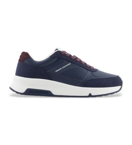 XUX225XV862N540 Baskets logo (39), Plat, Lacets, Casuel, Marine - Armani Exchange - Modalova