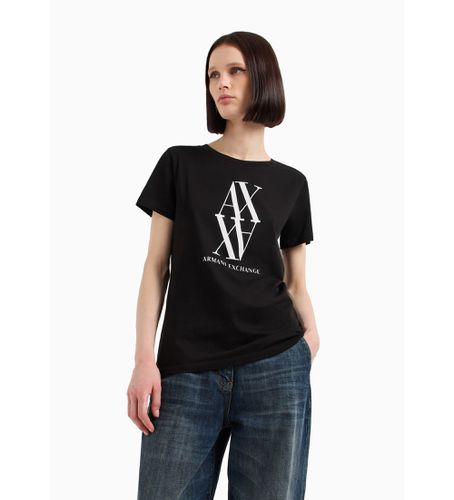 DYT04YJG3Z1200 T-shirt à maille monogramme (L), Casuel, Coton, Manche courte - Armani Exchange - Modalova