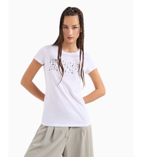 DYT28YJG3Z1000 T-shirt à paillettes (M), Casuel, Coton, Manche courte - Armani Exchange - Modalova