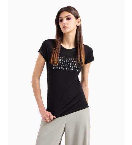 DYT28YJG3Z1200 T-shirt à logo multiple (M), Casuel, Coton, Manche courte - Armani Exchange - Modalova