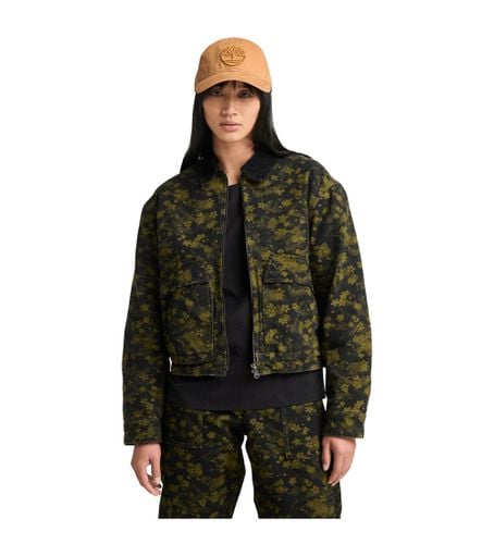 TB0A5ZSUEFX1 Veste matelassée verte Strafford en toile lavée (S), Casuel, Le coton biologique, Durable - Timberland - Modalova