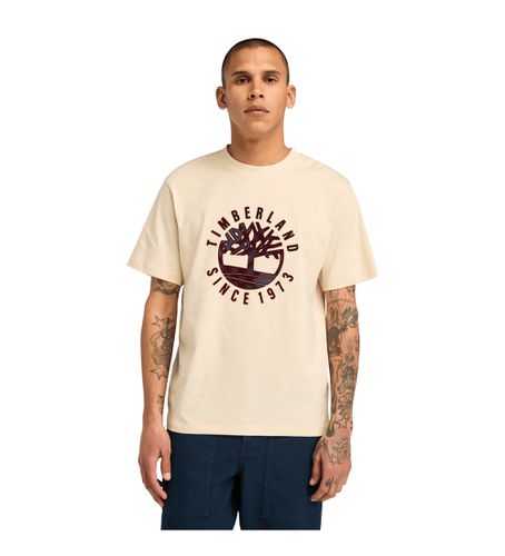 TB0A6VNTEFL1 T-shirt à imprimé graphique Holiday (S), Casuel, Manche courte, Le coton biologique, Durable - Timberland - Modalova