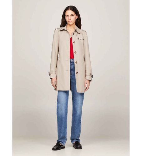 WW0WW24966 Trench-coat à simple boutonnage (XS), Casuel, Coton - Tommy Hilfiger - Modalova