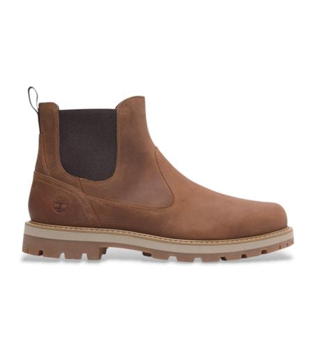 TB0A6A4WEM61 Bottes chelsea en cuir marron Britton Road (43), Plat, Aucun, Casuel, Durable - Timberland - Modalova