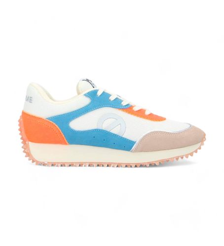 LNIANS0 Punky Jogger Leather Sneakers , (39), Cuir, Blanc, Plat, Lacets, Casuel - NO NAME - Modalova