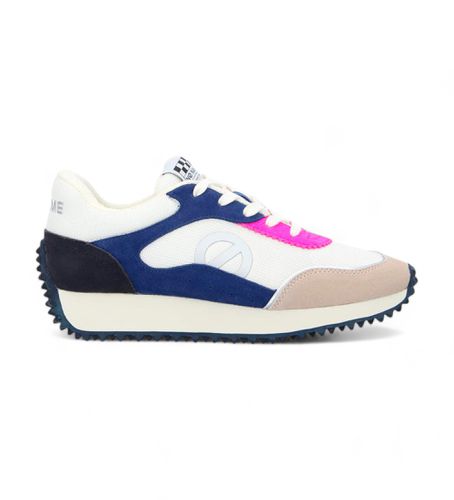 LNIANS0 Punky Jogger Leather Sneakers , (40), Cuir, Blanc, Plat, Lacets, Casuel - NO NAME - Modalova