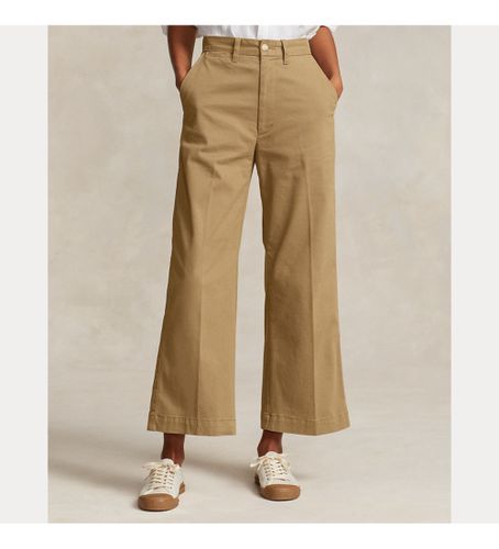 Pantalon chino à jambes larges, marron (44), Casuel, Coton - Polo Ralph Lauren - Modalova