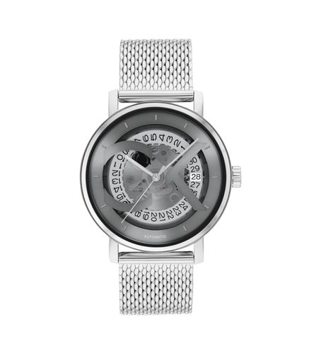 Unisex. 25300004 Montre automatique iconique (OSFA), Casuel, Acier inoxidable - Calvin Klein - Modalova