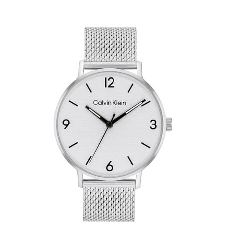 Horloge moderne grise (OSFA), Casuel, Bracelet, Acier inoxidable - Calvin Klein - Modalova