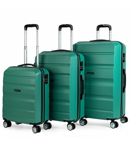 Unisex. T71600-04 T71600 Aquamarine 4 Wheel Travel Case Set -55x39x20cm (OSFA), Casuel, Vert, ABS/Polycarbonate, Turquoise - ITACA - Modalova