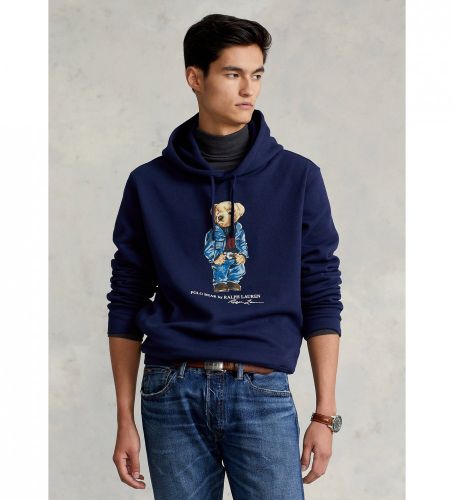 Til mænd. 710853309001 Fleece sweatshirt med navy Bear Polo (XXL), Casual, Bomuld, Blå - Polo Ralph Lauren - Modalova