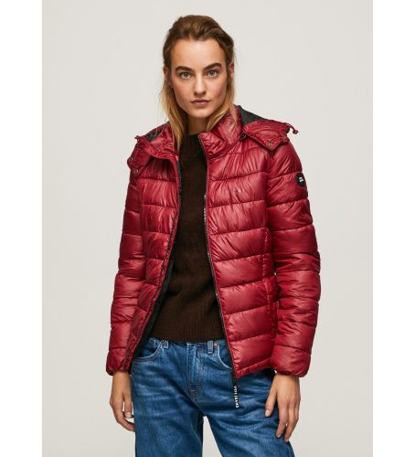 Til kvinder. PL402077 Vandafvisende jakke Alexa red (S), Rød, Casual, Polyester - Pepe Jeans - Modalova