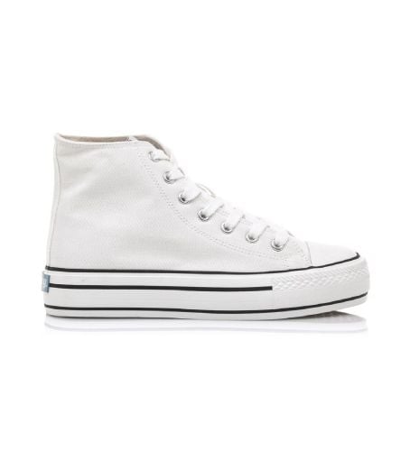 Til kvinder. 60172 Bigger-X Sneakers (40), Stof, 3-5 cm, Blonder, Casual - Mustang - Modalova