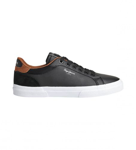 Til mænd. PMS30839 Kenton Court Sneakers (42), Læder, Fast, Blonder, Casual - Pepe Jeans - Modalova