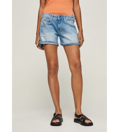 Til kvinder. PL801002NB8 Siouxie Shorts (26), Casual, Bomuld, Denim, Bæredygtig - Pepe Jeans - Modalova