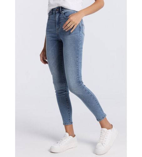 Til kvinder. 3052748 Jeans | Medium Box - skinny med høj talje (26), Casual, Bomuld, Denim, Klassisk, Polyester - Victorio & Lucchino, V&L - Modalova